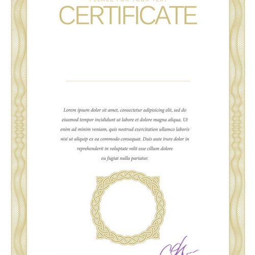 Certificate 1